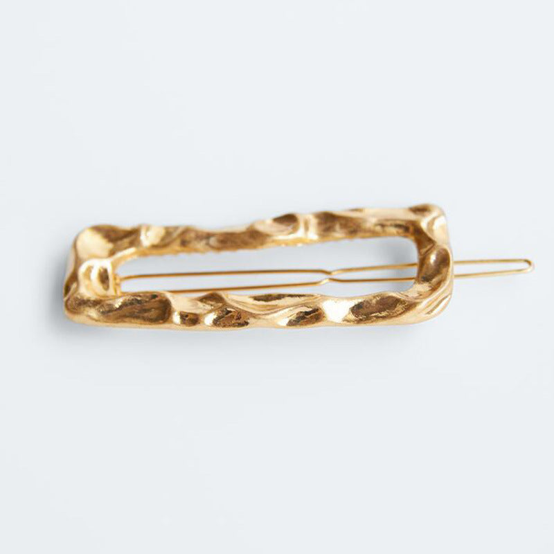 Wholesale retro geometric frog clip Net red hair clip spot direct sales